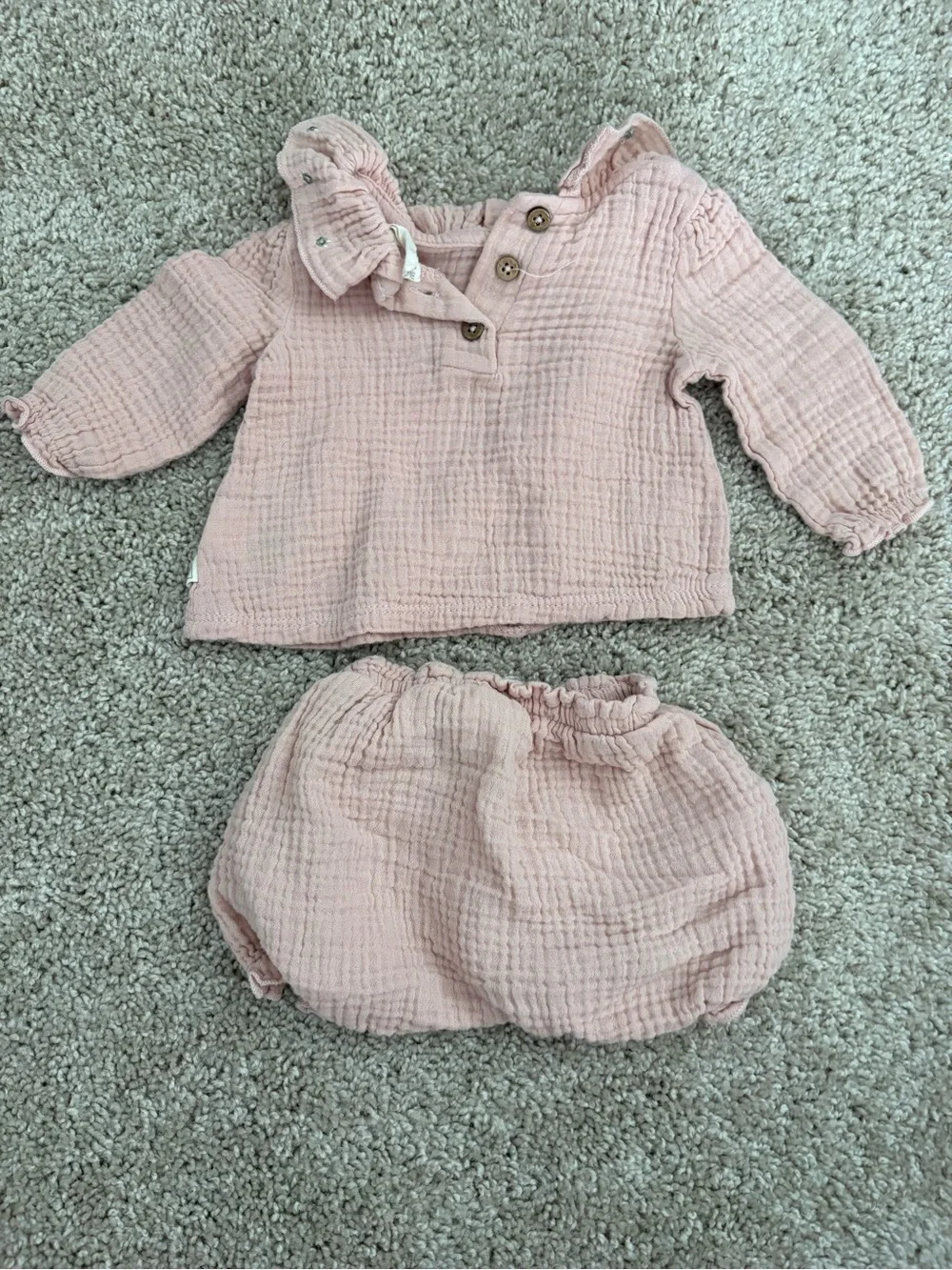 Baby girl Top & Bloomers Set